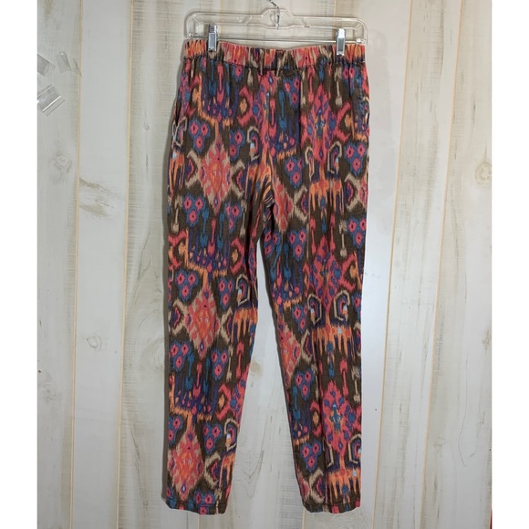 Anthropologie Marrakech Ikat Linen Joggers S - Picture 3 of 7